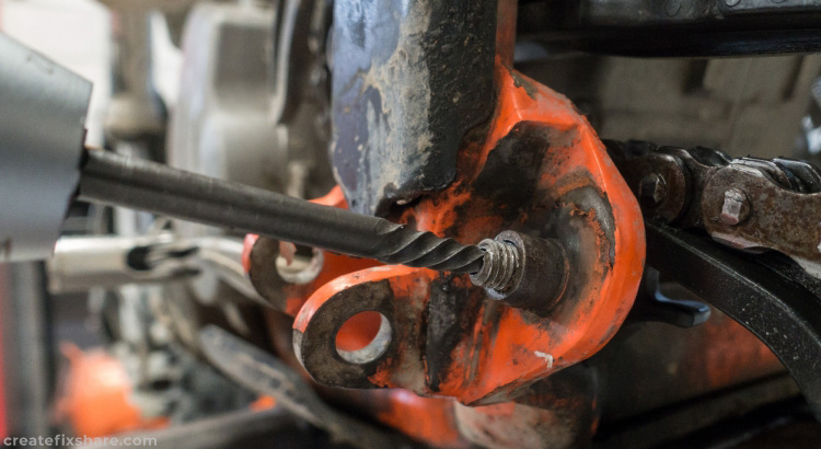 Photo 16 of Fixing a Broken Kickstand Bolt on a KTM EXC