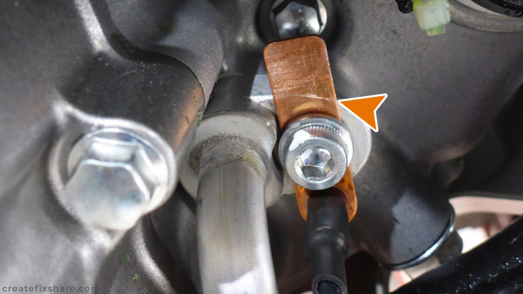 Photo 4 of DRZ400 Oil Temperature Sensor Install